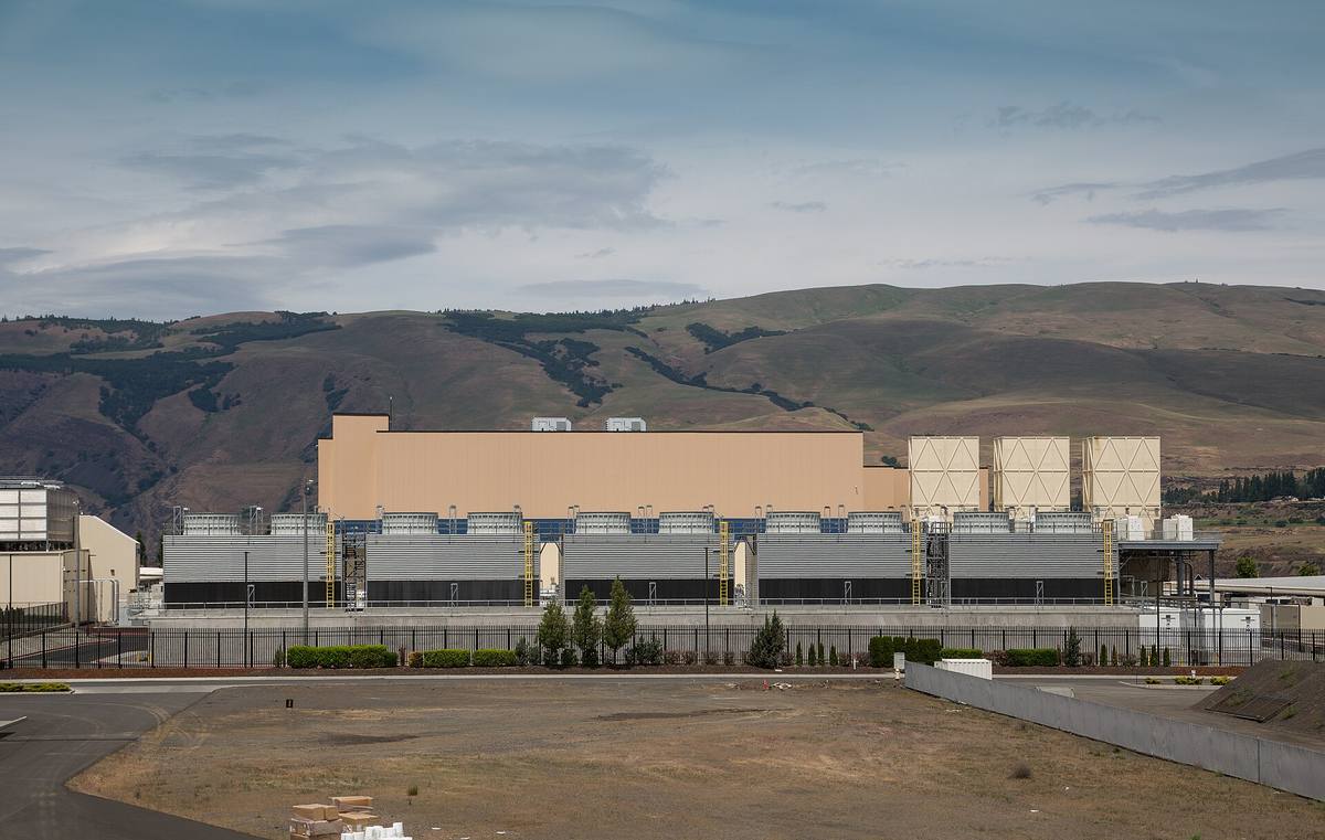 Datové centrum Googlu v The Dalles v Oregonu
